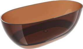 Mexen Pure earth свободностояща прозрачна вана 170 x 80 см, хромиран изпускател - 58071708005