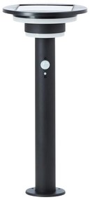 Brilliant - LED соларна лампа с сензор GARVINA LED/3W/3,7V 45 см IP44 черна
