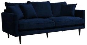 Триместен диван atmosphera Candice, 194x96x85 cm - Син