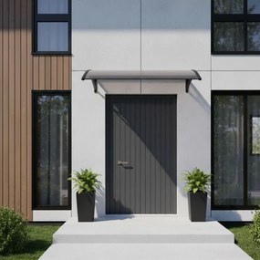 Поликарбонатен покрив над входната врата - дим Ширина: 100 см | Дължина: 150 см