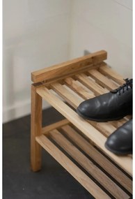 Стойка за обувки от масивен дъб естествена Confetti – Rowico