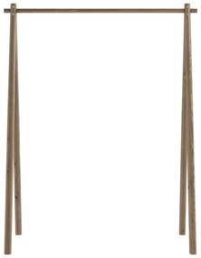 Кафяв дървен шкаф за дрехи от бор Hongi - Karup Design