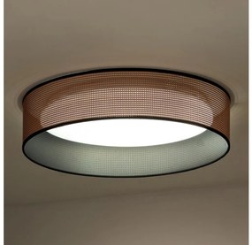 Duolla - LED Плафониера ROLLER LED/24W/230V меден/черен