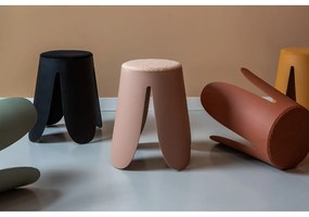 Пластмасова табуретка в цвят охра и жълто Savor - Leitmotiv