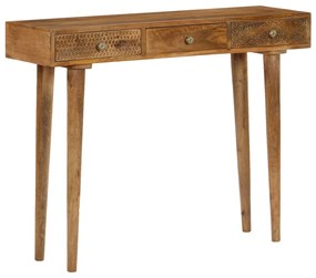 Sonata Конзолна маса, мангово дърво масив, 102x30x79 cм