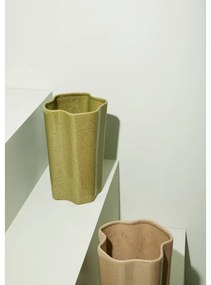 Бежова керамична ваза (височина 30 cm) Sapo – Hübsch