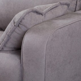 Сив ъглов диван (ляв ъгъл) Beata - Ropez