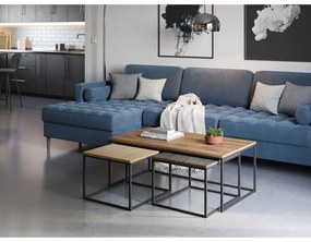 Масички за кафе в комплект от 3 броя в естествен цвят 60x110 cm Camelia - Marckeric