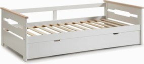 Бяло детско легло с разтегателно легло , 90 x 190 cm Elisa - Marckeric