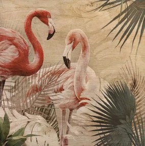 Рисуване Tropical Flamingos M