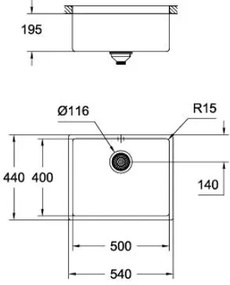 Мивка K700 Grohe-Xruso