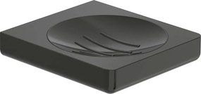 Сапунерка за стенен монтаж, A817023CN0, Roca, титаниево черно, 12х11см