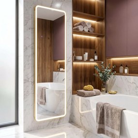 Огледало LED Classico 60x170cm Brush Gold