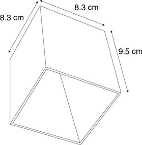 Интелигентен прожектор бял вкл. WiFi GU10 - Qubo 1