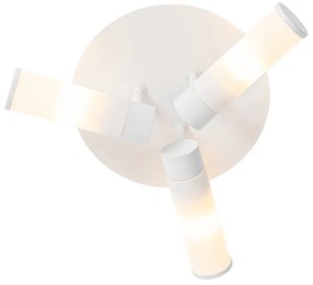 Модерна таванна лампа за баня бяла 3-светлина IP44 - Bath