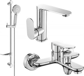 Mexen Milo DF40 вана комплект, хром - 713053DF40-00