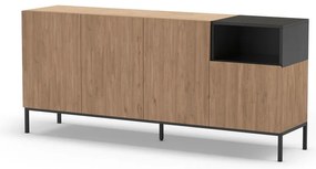 Скрин в естествен цвят 180x80 cm Cailin – Marckeric