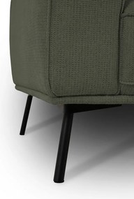 Тъмнозелен шенилов ъглов диван (десен ъгъл/L форма) Amsterdam – Scandic