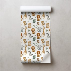 Самозалепващ тапет – Сладки сафари животинки