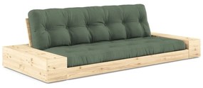 Зелен разтегателен диван 244 cm Base – Karup Design