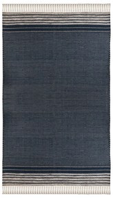 Тъмносин двустранен килим за открито, изработен от рециклирана пластмаса , 120 x 180 cm Civil - Green Decore