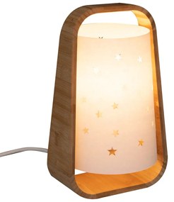 Детска нощна лампа atmosphera Stars, Бамбук, 27 cm