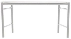 Светлосива градинска пейка метална Disc – Zone