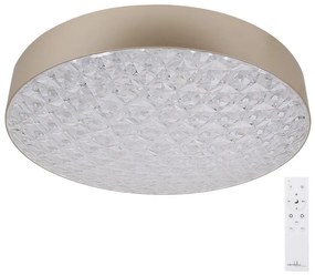 LED Димируем плафон LUXON LED/60W/230V 2800-6500K бежов + д.у.