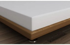 Сив еластичен памучен чаршаф 140x190 cm – Mijolnir