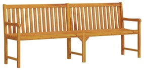 316613 vidaXL Градинска пейка, 219 cм, акациево дърво масив
