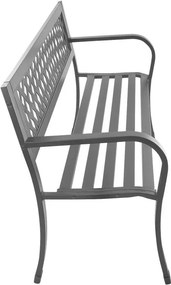 Алуминиева градинска пейка 125 x 53 x 77 см