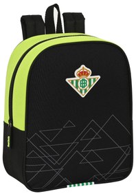 Училищна чанта Real Betis Balompié Черен Верде Лимон 22 x 27 x 10 cm