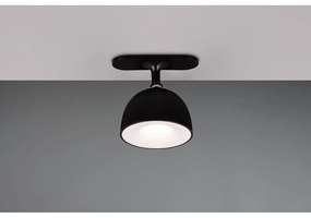 Димируема черна LED настолна лампа с щипка (височина 41 см) Maxima - Trio