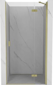 Mexen Mist-H дясна душ кабина с врата 95 см, прозрачна, златисто матово покритие - 8A5-095-000-55-00-P