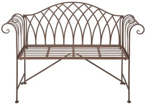 411499 Esschert Design Градинска пейка, метална, староанглийски стил, MF009