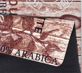 Кафяв кухненскиа пътека Delicious Coffee, 67 x 180 cm Delicious Coffee - Hanse Home