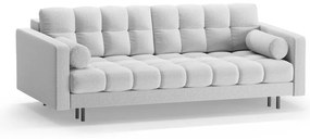 Светлосив разтегателен диван с място за съхранение 222 cm Bali – Cosmopolitan Design