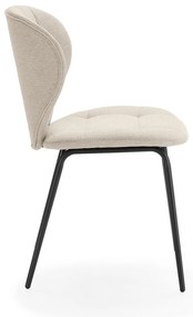 Кремави трапезни столове в комплект от 2 бр. Maori – Marckeric