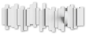 Бяла пластмасова закачалка за стена Sticks - Umbra