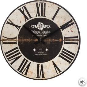 Стенен часовник atmosphera Boris, Ø28 см, MDF, Асорти