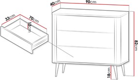 Скрин Marly Reg V-Кафяв