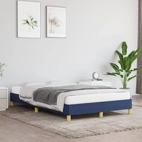 346808 vidaXL Рамка за легло без матрак Blue 120x200cm Fabric