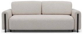 Сиво-бежов разтегателен диван с място за съхранение от букле 244 cm Arcadova – ELTAP
