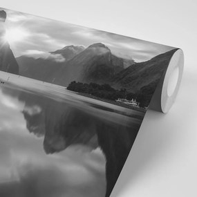 Фототапет – Черно-бял изгрев на Нова Зеландия