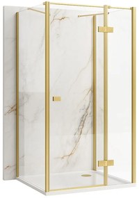 Душ кабина Rea Atlas 120x80 Brush Gold