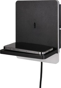 Матово черно LED затъмняваща се стенна лампа Fairfield – Trio