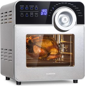 Klarstein AeroVital Cube Chef Фритюрник с горещ въздух 1700 W 14 литра 16 програми горно и долно нагряване