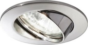 Ideal Lux - Вградено осветително тяло SWING 1xGU10/28W/230V Ø 8,2 см лъскав хром