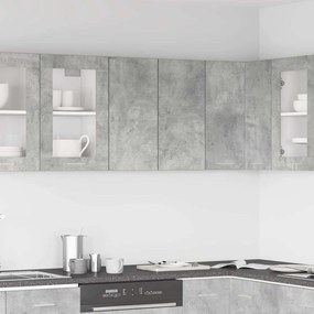 801272 vidaXL Висящ шкаф, Lyon бетонно сив, 60x31x60 см, инженерно дърво