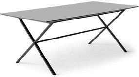 Антрацитна сгъваема трапезна маса 100x210 cm Meza – Hammel Furniture
